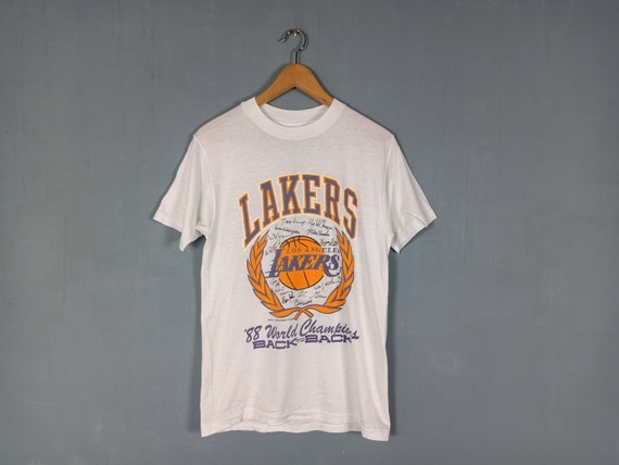 Vintage LA Lakers 1988 World Champion Tee 17.5" X