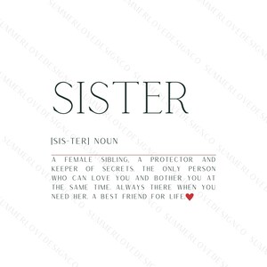 Irmã Noun, definição, irmãos, amoroso, engraçado, SVG