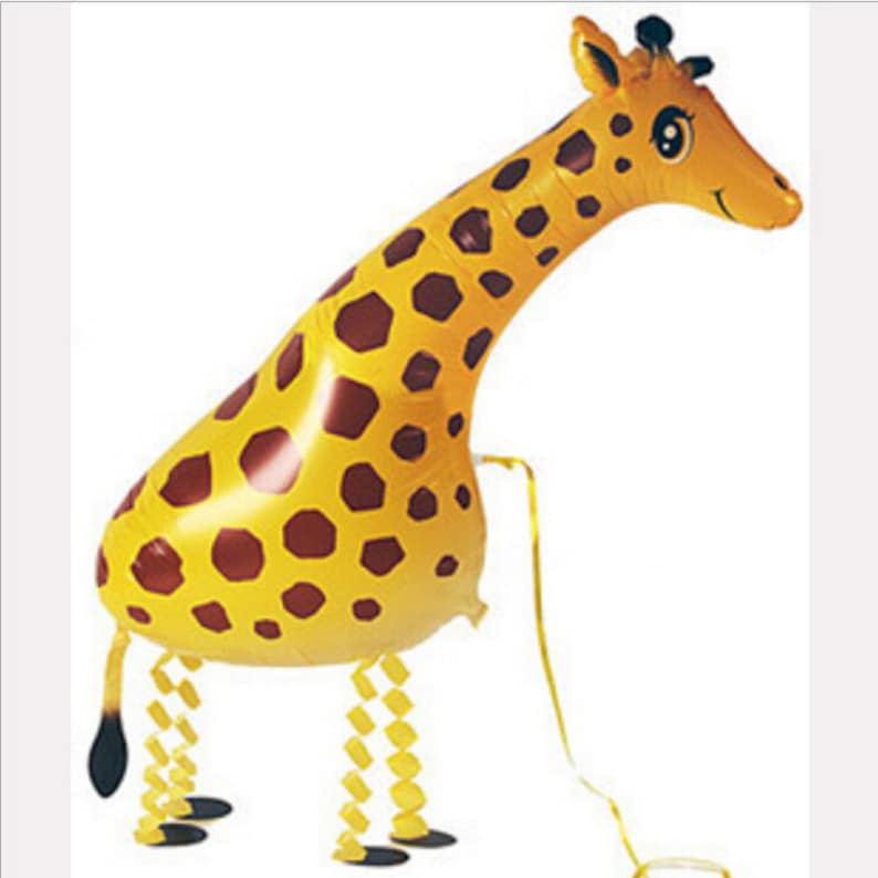 Walking Giraffe Helium Balloon. Airwalking Pet. Childrens Etsy