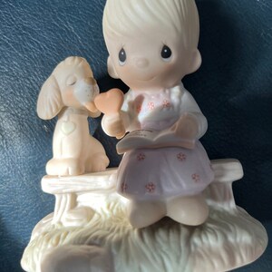 Precious Moments &quot;Loving is Sharing&quot; signed figurine
