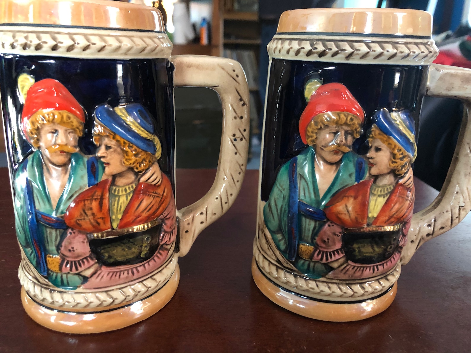 Ceramic Beer Stein KMP Set of 2 Etsy UK