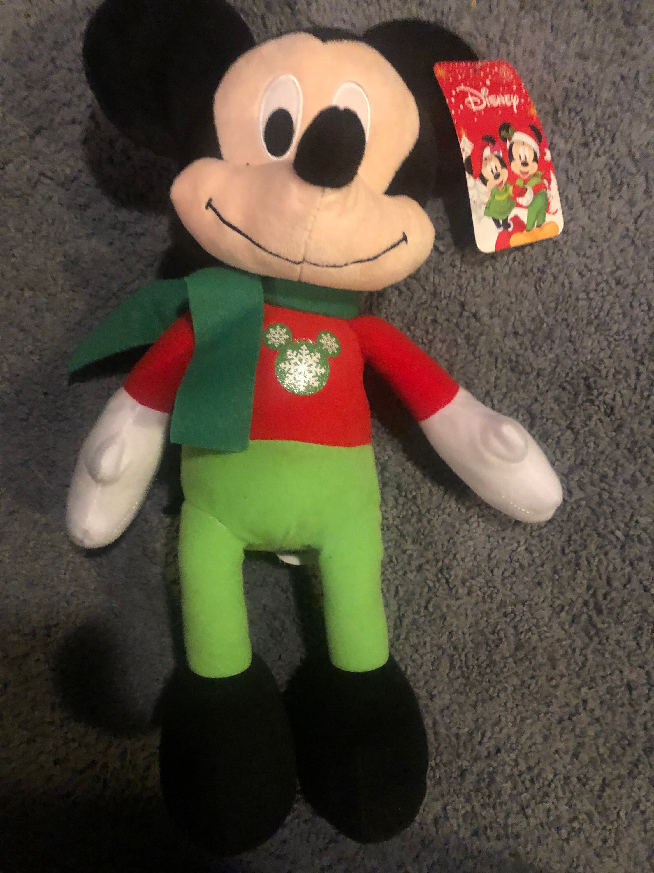 Disney Mickey Mouse Plush Toy Etsy