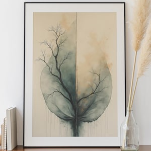Wabi Sabi Wall Art | Japandi Print | Wabi Sabi Painting | Wabi sabi Print | Japandi Decor | Abstract Nature Wall Art | Japanase Art Poster