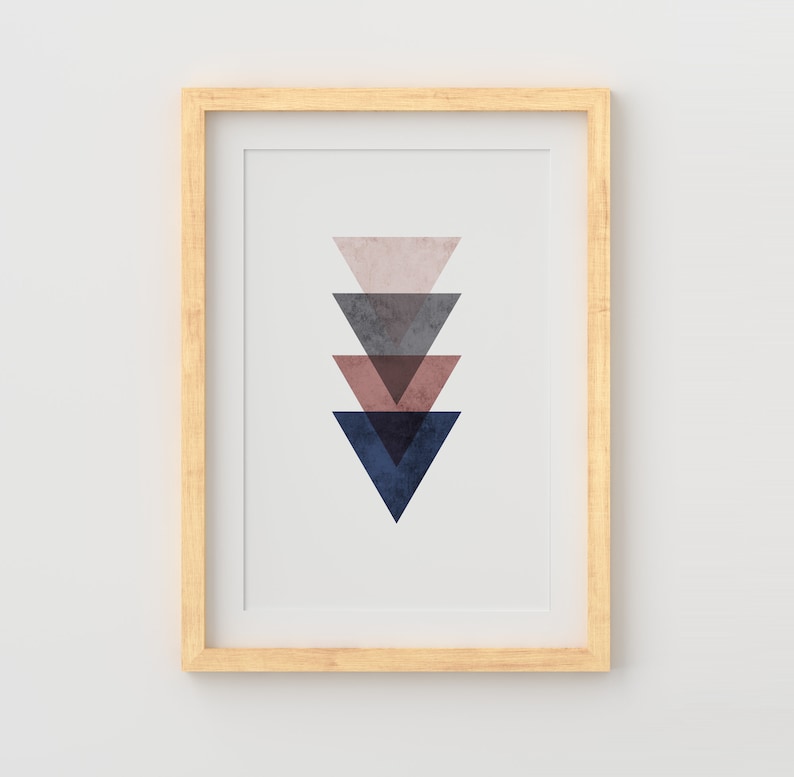 Scandinavian modern wall art scandinavian print minimalist Etsy