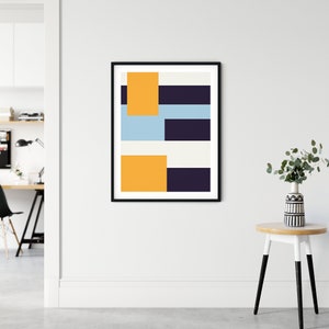 Minimalist Abstract Wall Art Prints, Geometric Wall Art Print, Digital Download, Abstract Art Print, Geometric Poster, Printable Wall Art image 6