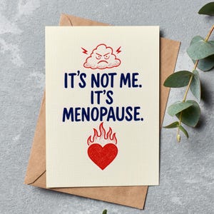 Citações engraçadas sobre a menopausa Cartão para impressão para mulheres Presente para mulheres na menopausa Cartão para ondas de calor na perimenopausa Mais de 50 Mudanças de humor Download digital