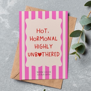 Divertente biglietto d'auguri sulla menopausa, biglietto d'auguri stampabile, biglietto d'auguri divertente sulla crisi di mezza età, biglietto di supporto per la menopausa, biglietto d'auguri per la menopausa, download digitale WDNC