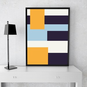 Minimalist Abstract Wall Art Prints, Geometric Wall Art Print, Digital Download, Abstract Art Print, Geometric Poster, Printable Wall Art image 7