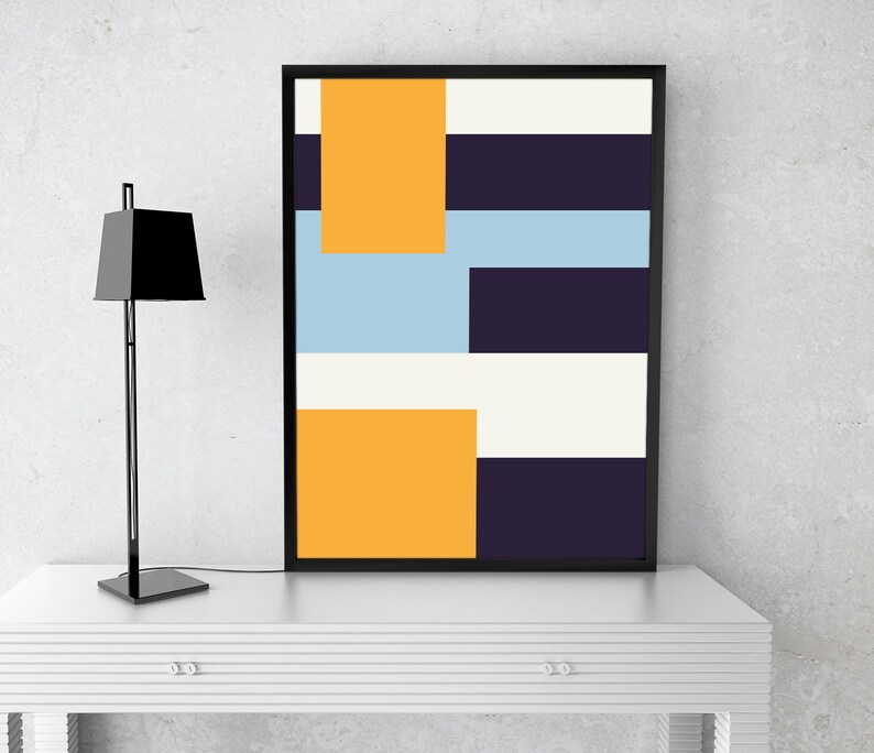 Minimalist Abstract Wall Art Prints, Geometric Wall Art Print, Digital Download, Abstract Art Print, Geometric Poster, Printable Wall Art image 7