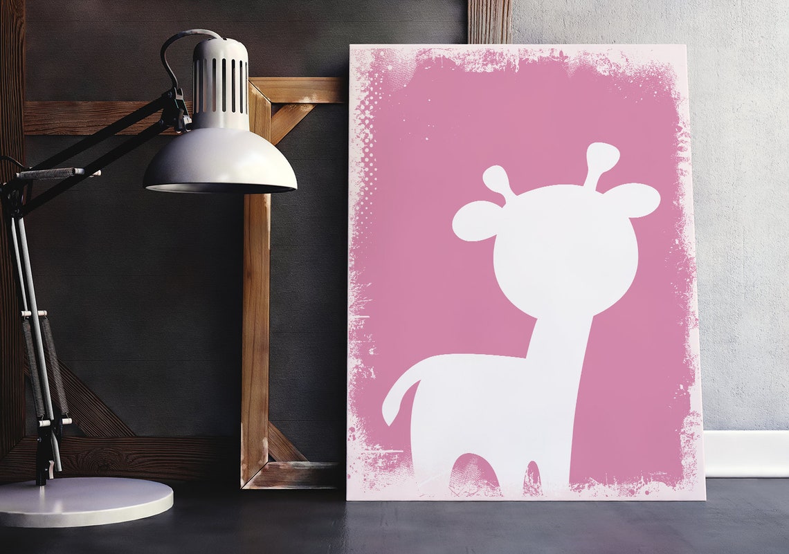 Pink Nursery Decor, Set of 3 Prints Girls Room Decor, Pink Nursery Wall