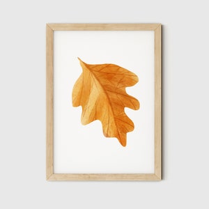 Autumn Decor Set of 3 Prints, Autumn Leaves Printable Wall Art Instant ...