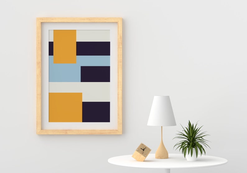 Minimalist Abstract Wall Art Prints, Geometric Wall Art Print, Digital Download, Abstract Art Print, Geometric Poster, Printable Wall Art image 8