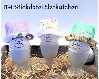 ITH Stickdatei Eierhütchen 10x10