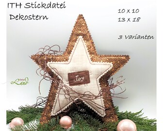 ITH Stickdatei Dekostern