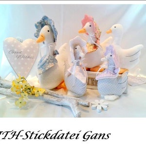 ITH Stickdatei Gans Set image 1