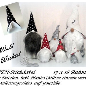 ITH Stickdatei Wald Wichtel 13x18 Bild 2