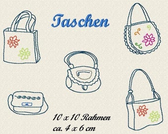 Stickdatei Taschen