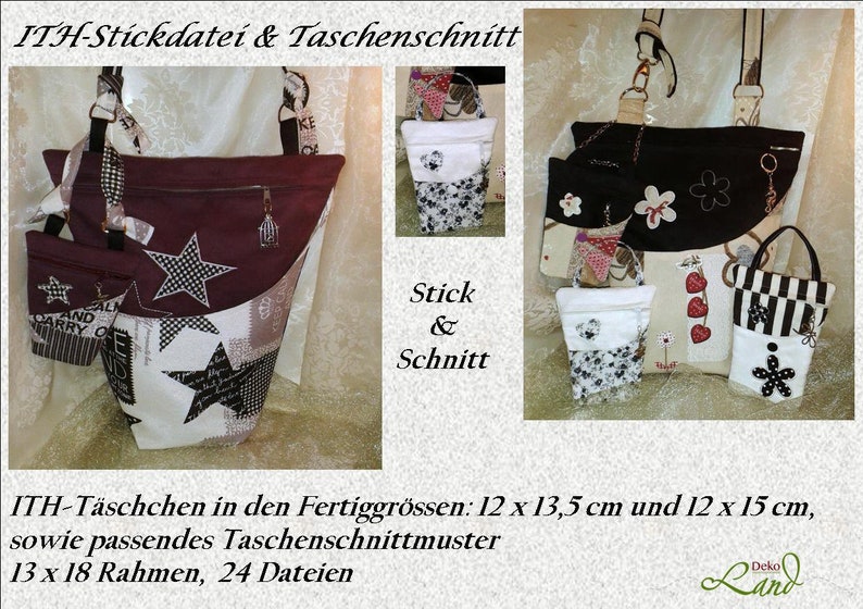 ITH Tasche Stick und Schnitt image 1