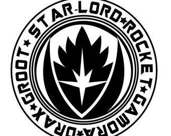 Guardians of the Galaxy Design for Silhouette Studio, Cut Files, Clip Art, INCLUDES SVG FILE