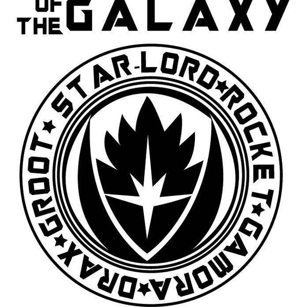 Guardians of the Galaxy Design for Silhouette Studio, Cut Files, Clip Art, INCLUDES SVG FILE