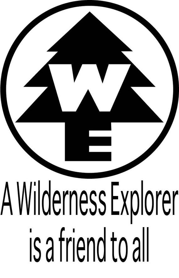 Disney Pixar Up Wilderness Explorers Design For Silhouette Etsy