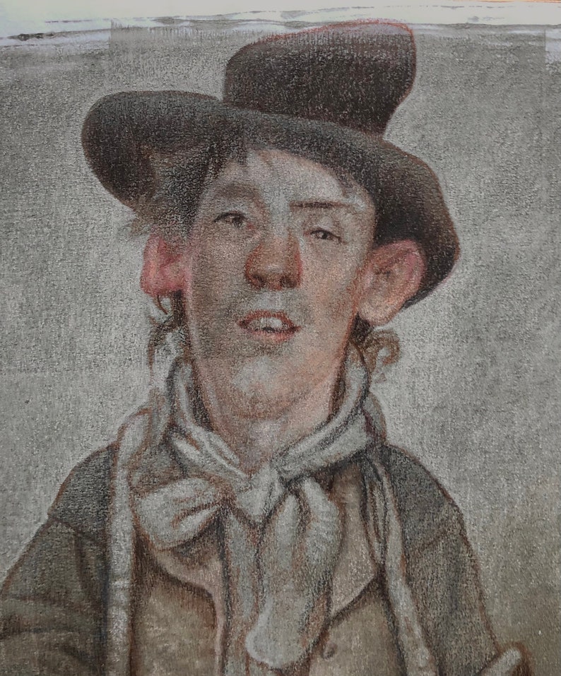 Billy the Kid Painting Portrait by CF Payne Etsy