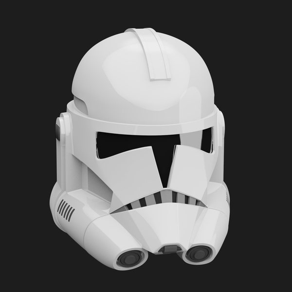 Clone Trooper Helmet TCW Phase 2 - 3D Print Files STL