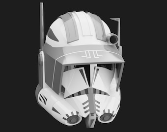 Commander Cody / Cpt Vaughn Helmet TCW - 3D Print Files STL