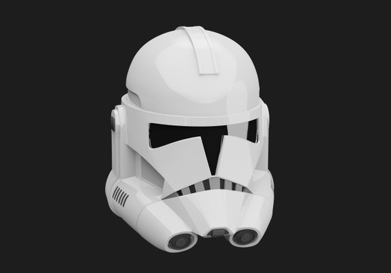 クローントルーパー ヘルメット TCW フェーズ 2 - 3D プリント