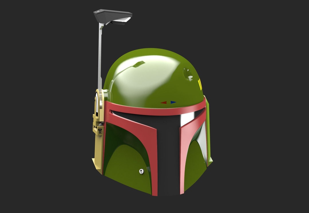 Boba Fett Helmet 3D Print Files STL - the Book of Boba Fett - Etsy