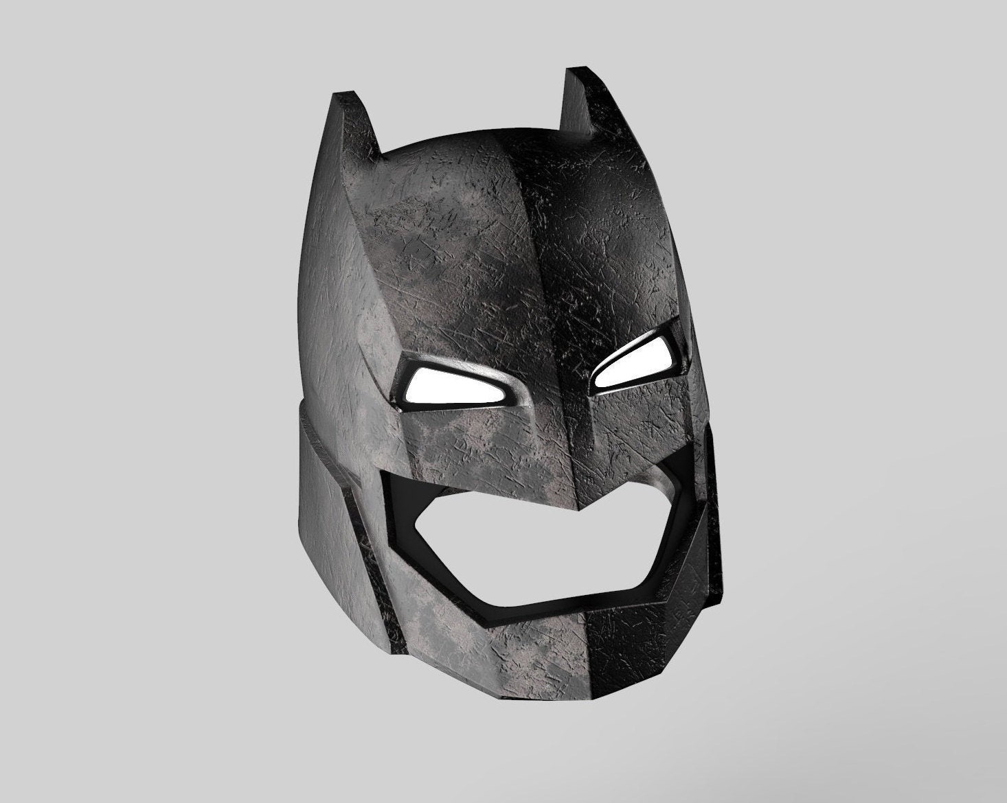 Armored Batman Helmet 3D Print Files STL Etsy