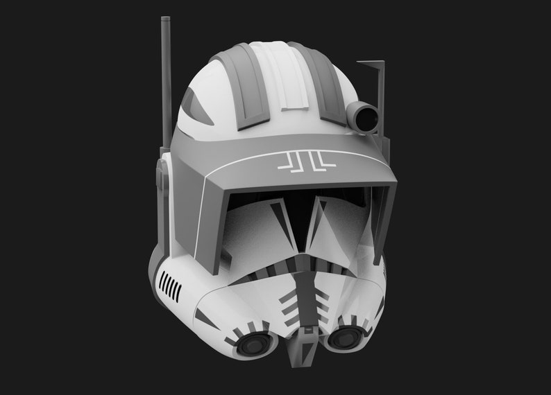 Commander Cody / Cpt Vaughn Helmet TCW - 3D Print Files STL image 2