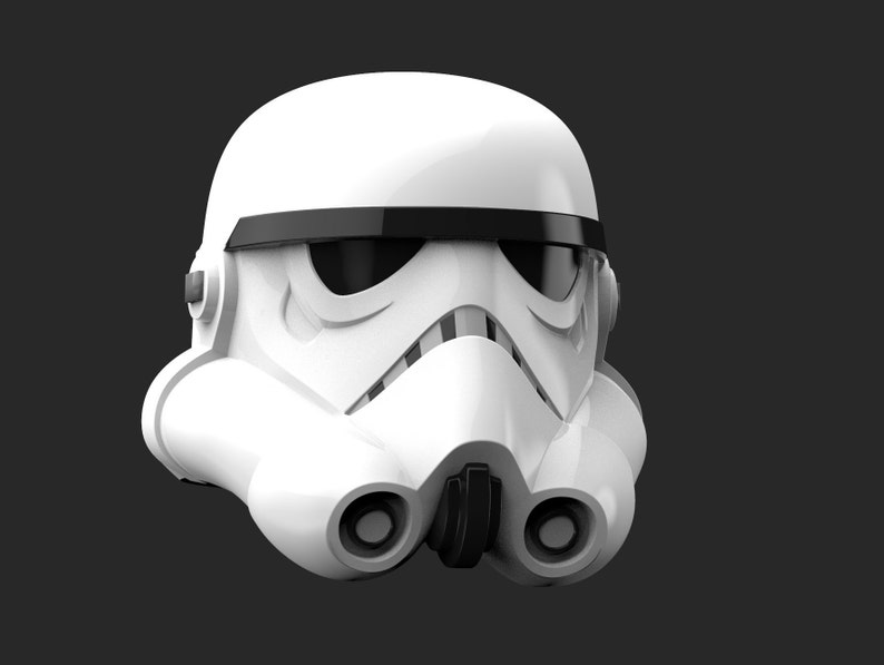 3d printing stormtrooper helmet