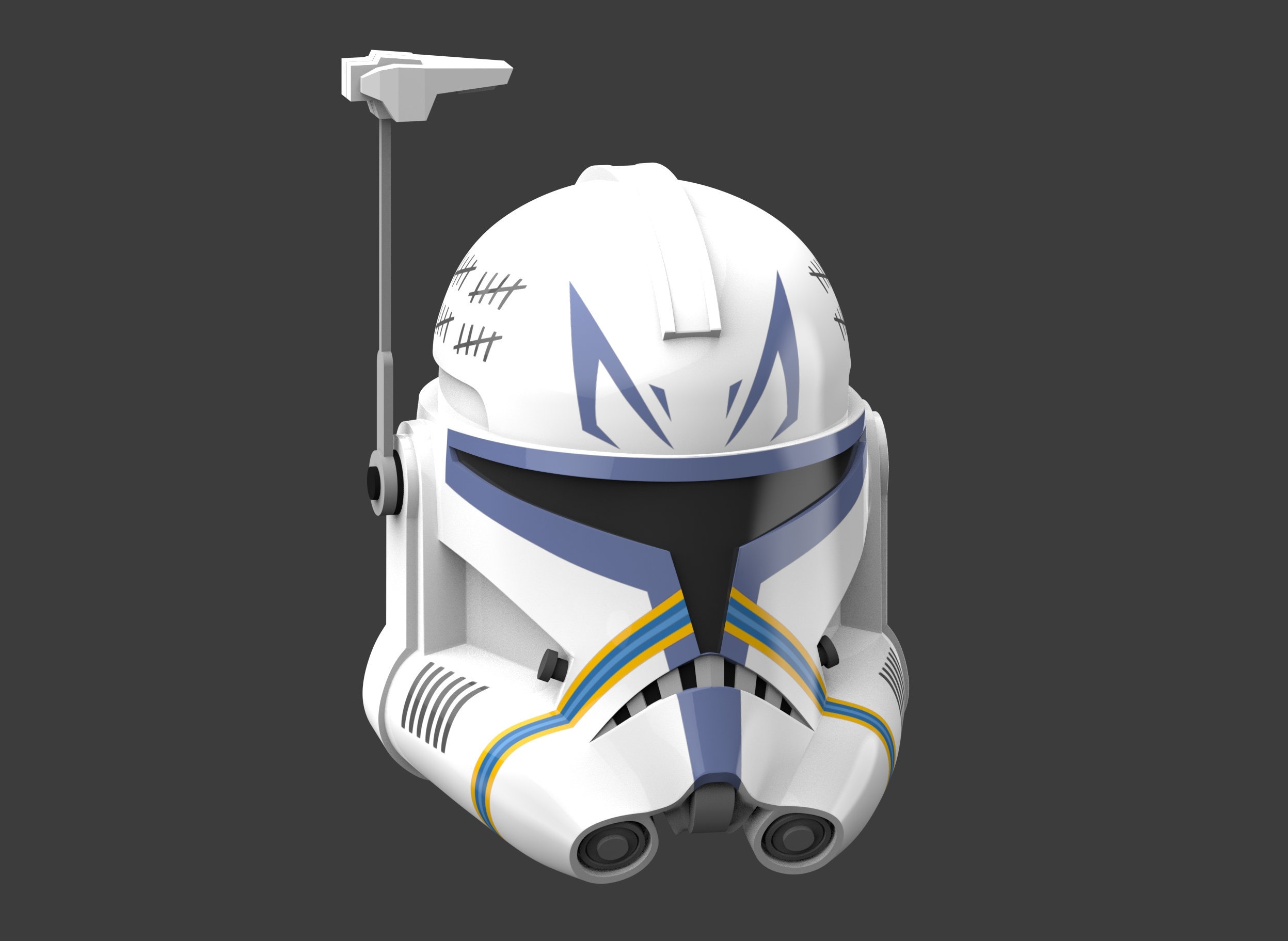 Egoïsme Typisch Dressoir Captain Rex Helm TCW 3D Print Files STL - Etsy België