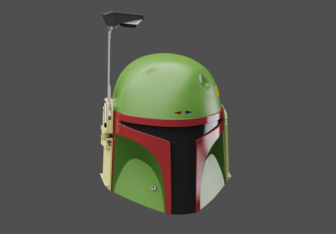 Boba Fett Helmet 3D Print Files STL the Book of Boba Fett - Etsy