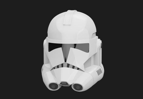 ホワイト ヘルメット クローン・トルーパー Star 日本 Etsy - Handmade - 2 Phase Helmet Trooper Clone Kix Wars その他