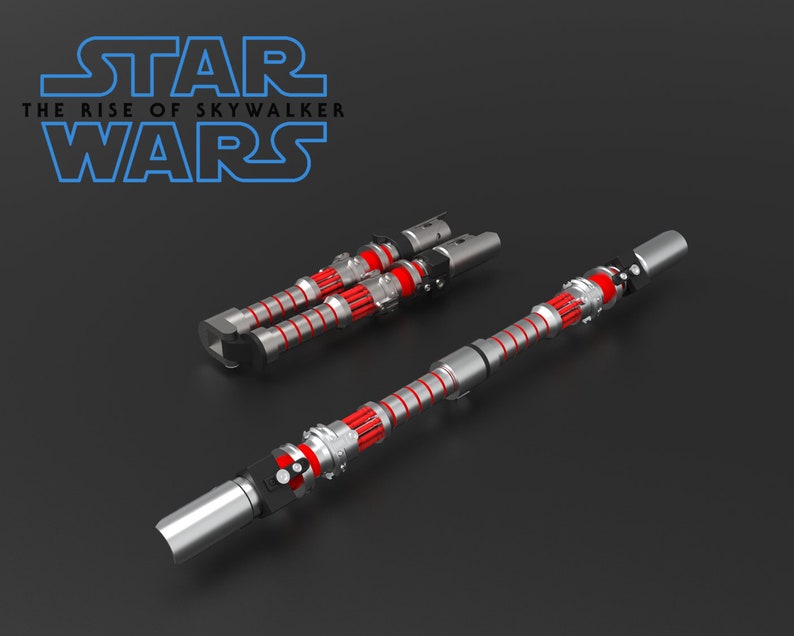 Dark Side Rey Lightsaber 3D Print Files STL image 2