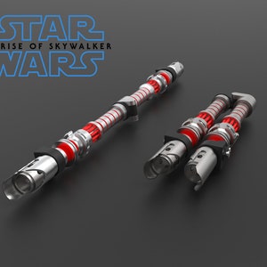 Dark Side Rey Lightsaber 3D Print Files STL image 4