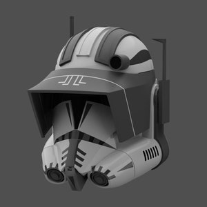 Commander Cody / Cpt Vaughn Helmet TCW - 3D Print Files STL image 4