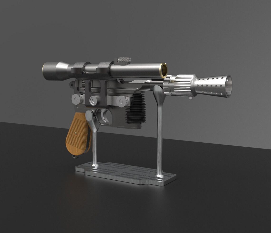 DL44 Han Solo Blaster ANH 3D Print Files STL | Etsy