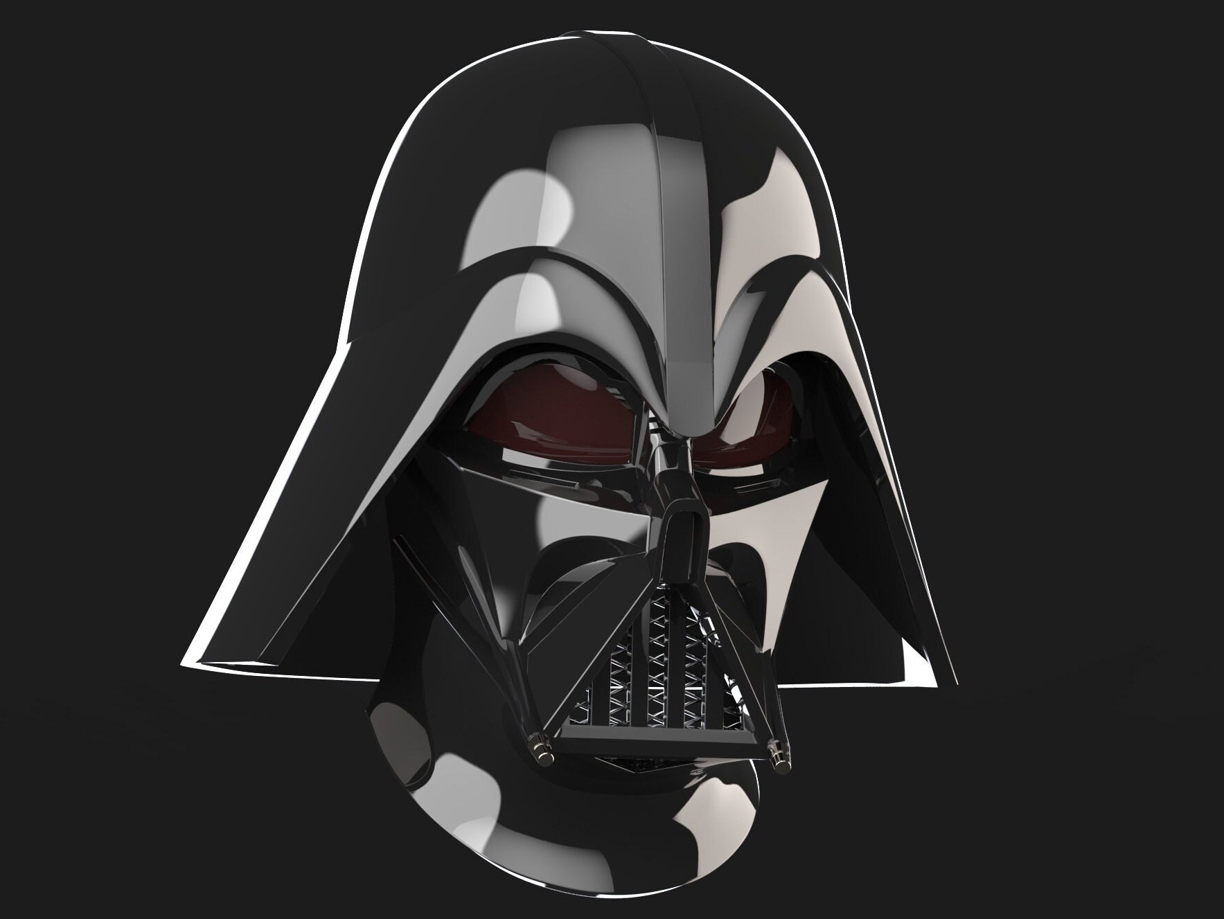 ダース・ベイダー ヘルメット反乱軍 - 3D プリント ファイル STL