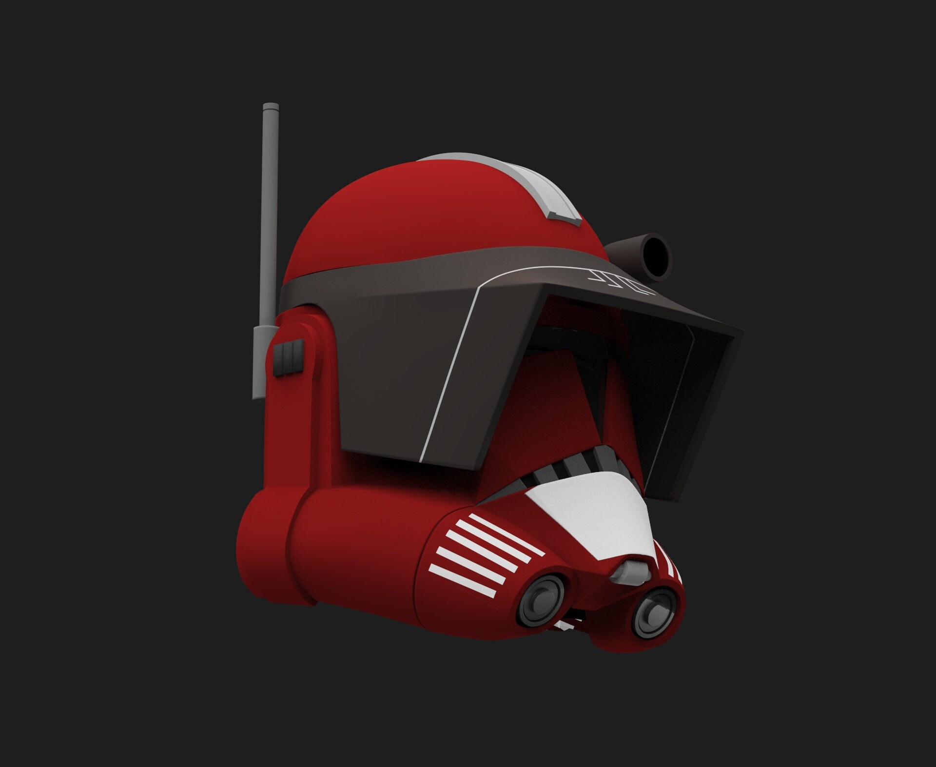 Commander Fox/doom Helmet TCW - 3D Print Files STL - Etsy