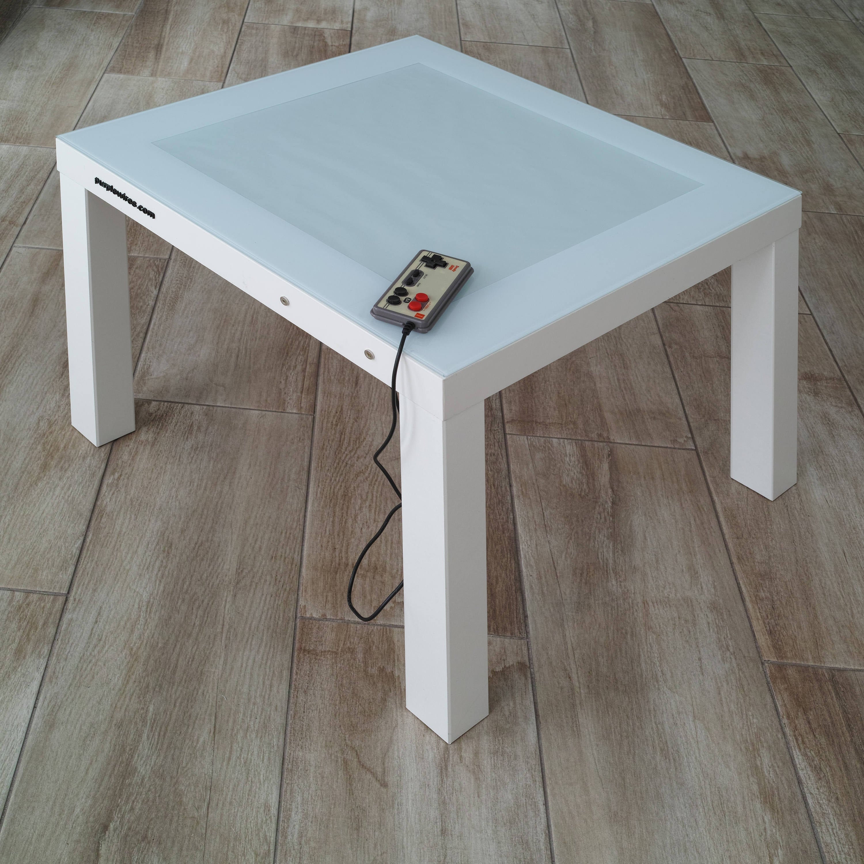 Game Table with LED Light and Nintendo Gamepad Etsy