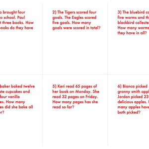 DIGITAL - Story Problems Magnolia Montessori Material PDF format