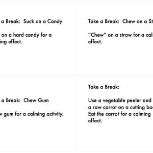 DIGITAL Take a Break Cards Magnolia Montessori Material
