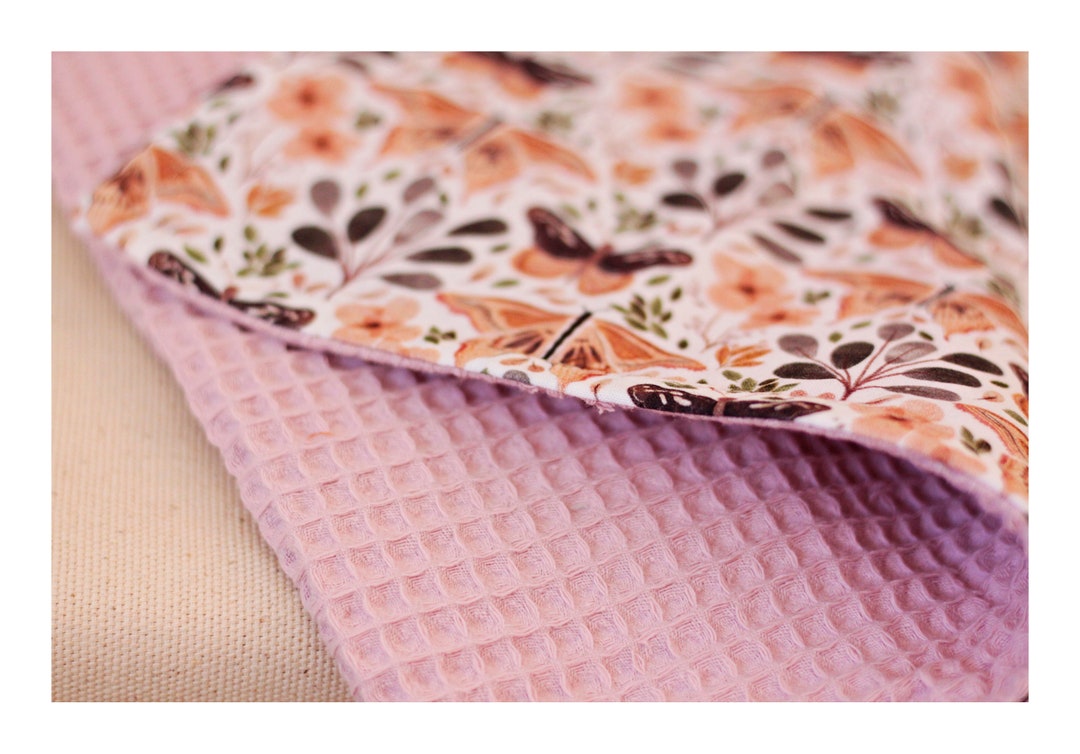 Organic Cotton Knit Baby Blanket- Wildflower