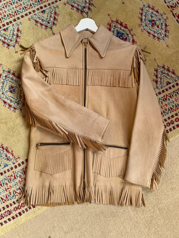 1940s western fringe jacket