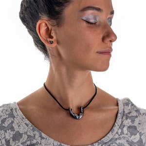 Moederdag glazen sieradenset met bladzilver, hanger en oorbellen met geschenkdoos, ketting met zilver voor mama, gepersonaliseerde tekstkaart