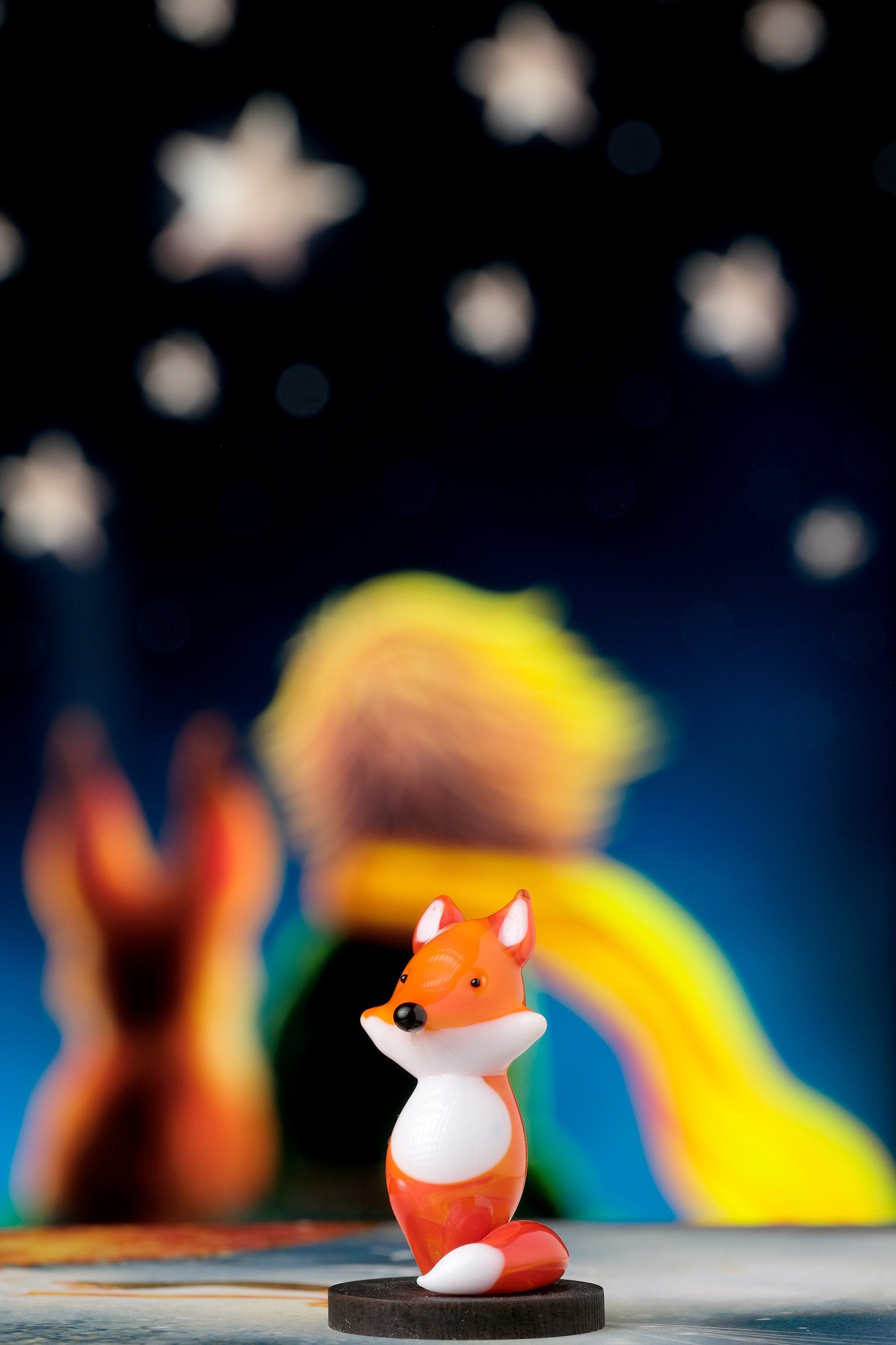 Petit prince renard en peluche peluche renard dessin animé renard Art poupée  renard 16 Plushie renard tissu chiffon poupée Fantasy Mr. Fox -  France