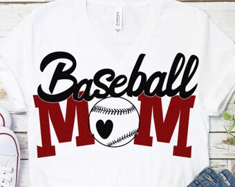 Baseball mom, Baseball svg, Ball mom svg, Baseball cut file svg file Baseball shirt design Baseball clipart Baseball mom svg eps dxf png